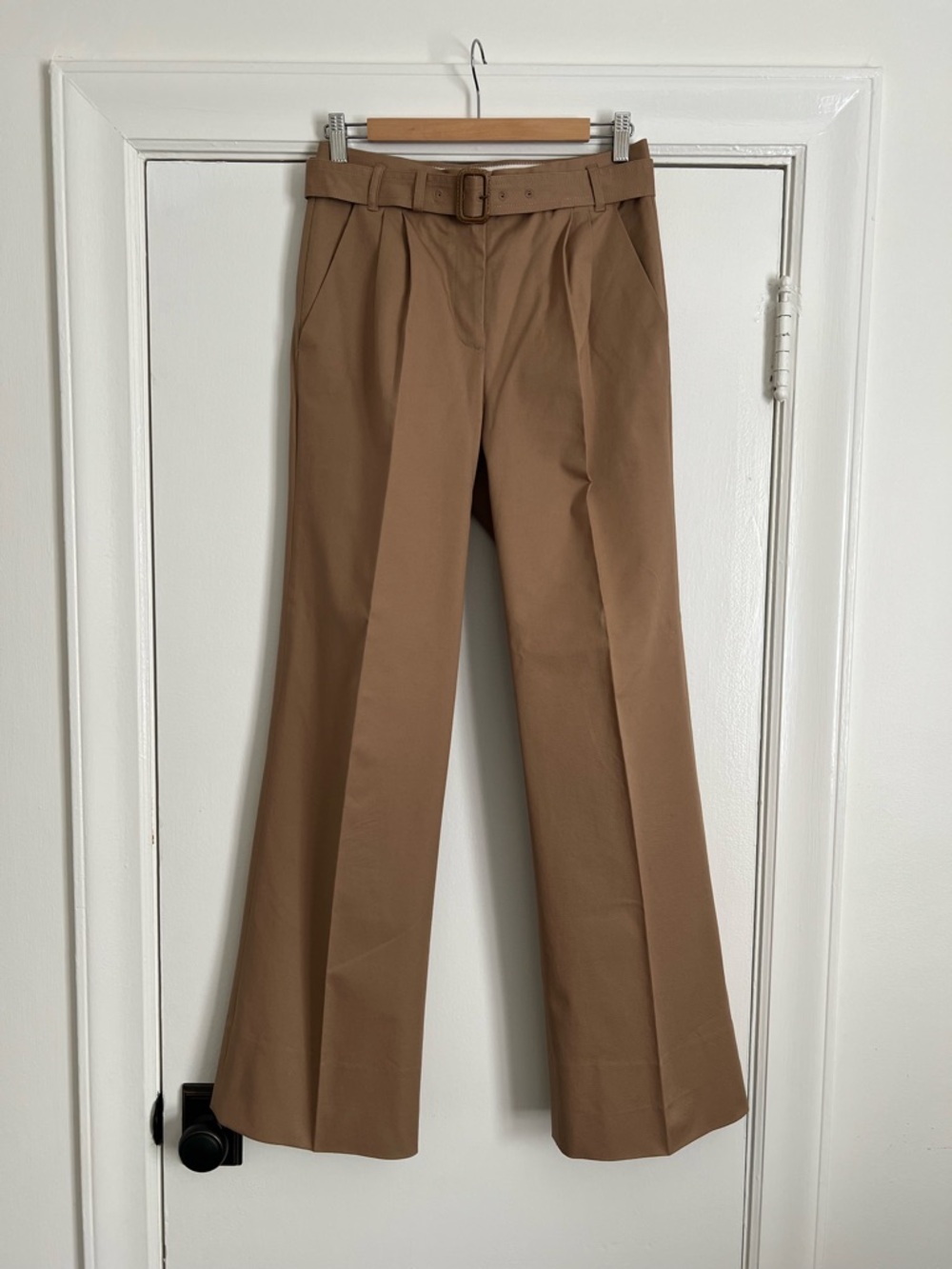 J. Crew Trench Coat Chino Pleated Trousers Size 4